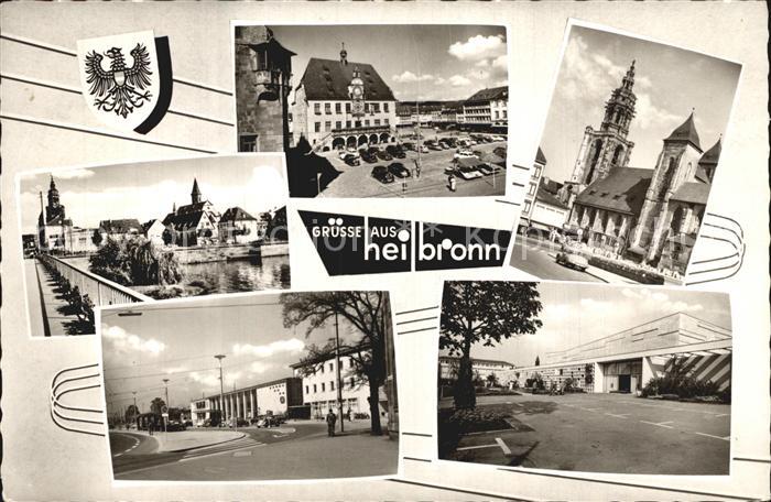 Heilbronn Neckar Rathaus Kilianskirche Neckarpartie Bahnhof Harmonie