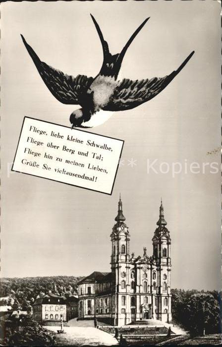 Vierzehnheiligen Wallfahrtskirche Briefschwalbe