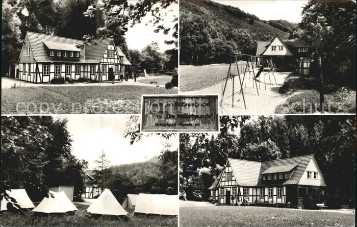 Rohden Naturfreundehaus Schneegrund Zelten Spielplatz