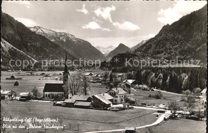 Ruhpolding Bayern mit Loferer Steinbergen