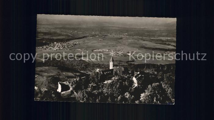 Kirchheim Teck Burg Teck Fliegeraufnahme