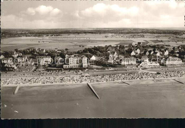 Duhnen Nordsee Strand Fliegeraufnahme