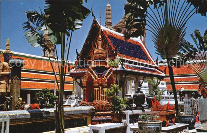 Thailand Inside the grounds of Wat Phra Keo Emerald Buddha Temple