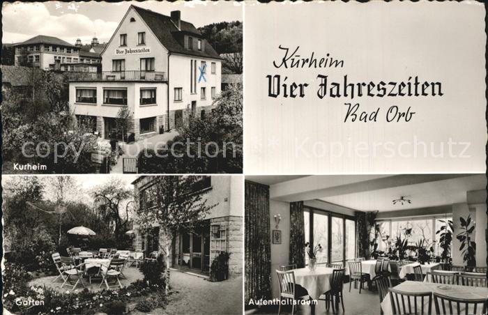 Bad Orb Kurheim Vier Jahreszeiten Garten Aufenthaltsraum