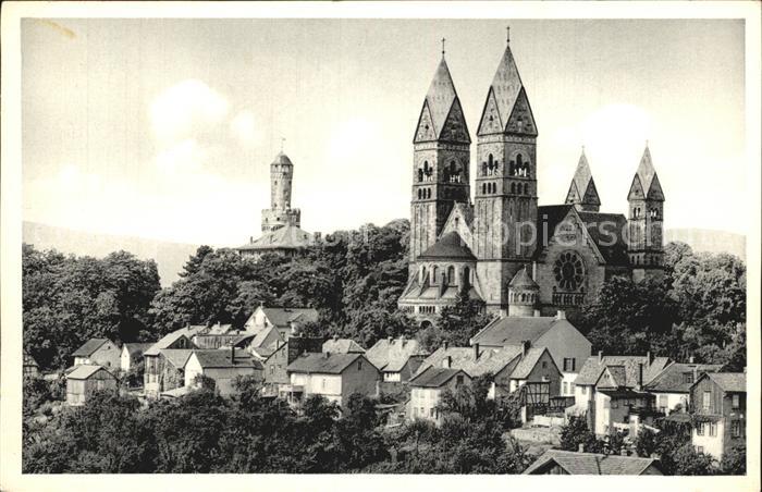 Bad Homburg Erloeserkirche mit Schlossturm