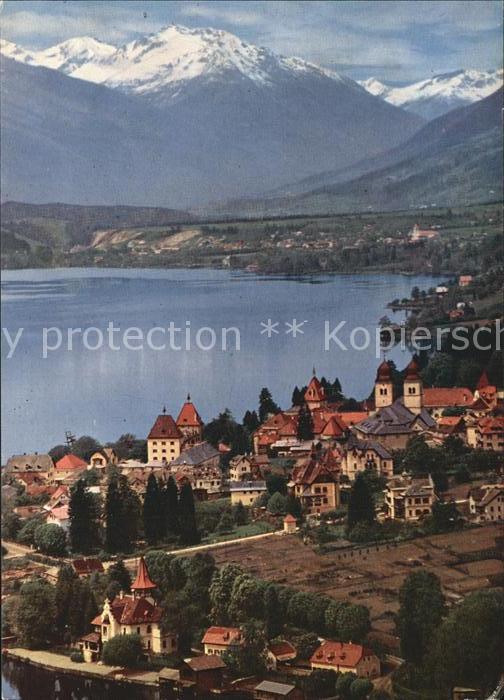 Millstatt Millstaettersee mit Kreuzeck