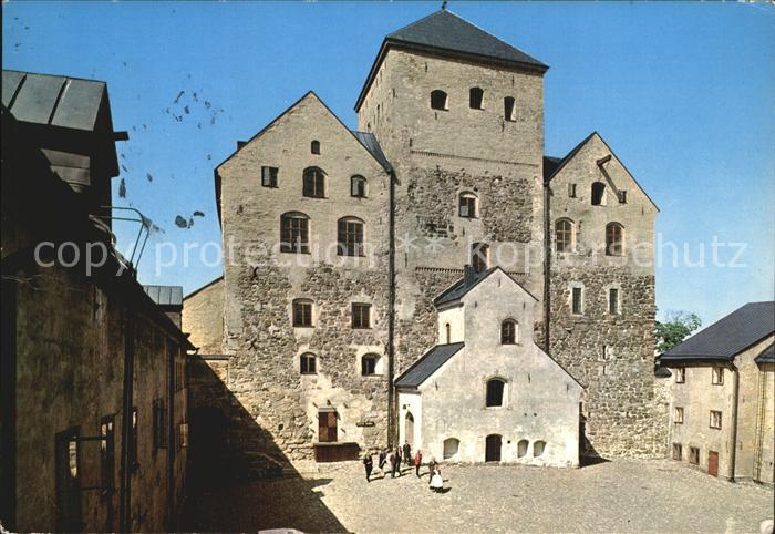 Turku Schloss Hauptteil und aeusserer Burghof
