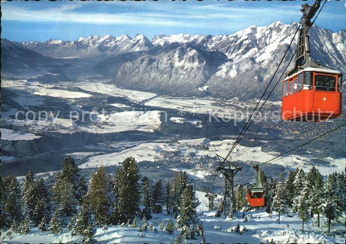 Patscherkofel Blick auf Igls Innsbruck Mutters und Natters Seilbahn