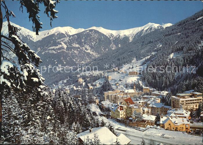 Badgastein mit Gamskarkogel Kreuzkogel und Flugkogel