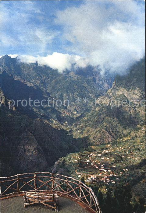 Ilha da Madeira Vista do Curral das Freiras