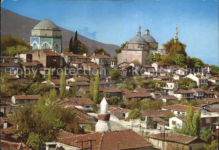 Yesil Bursa Gruener Turm und Moschee