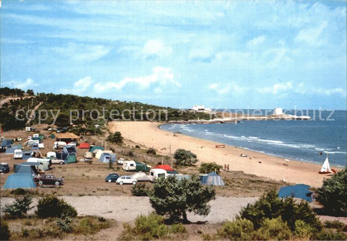 Peschici  Campeggio e spiaggia di Manacore