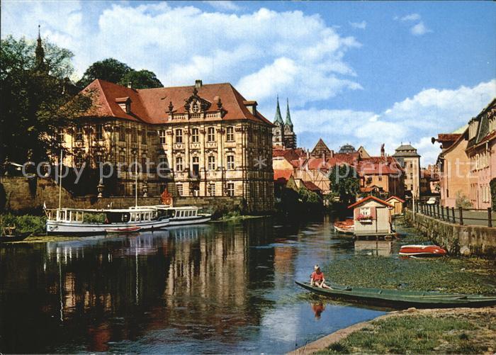 Bamberg Wasserschloss Concordia Fahrgastschiffe