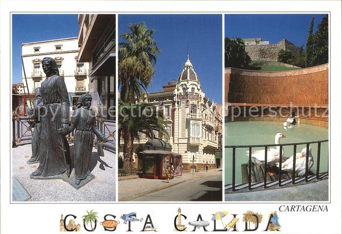 Cartagena Murcia Monumento a las Procesionistas Palacio de Aguirre Parque del Al