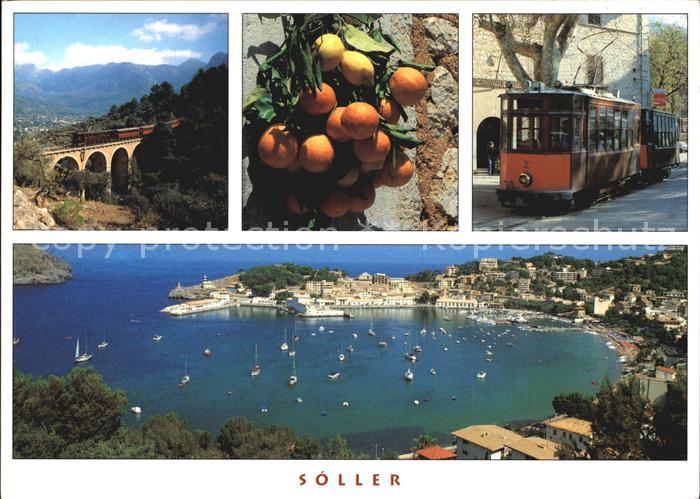 Soller Mallorca Viadukt Strassenbahn Fliegeraufnahme