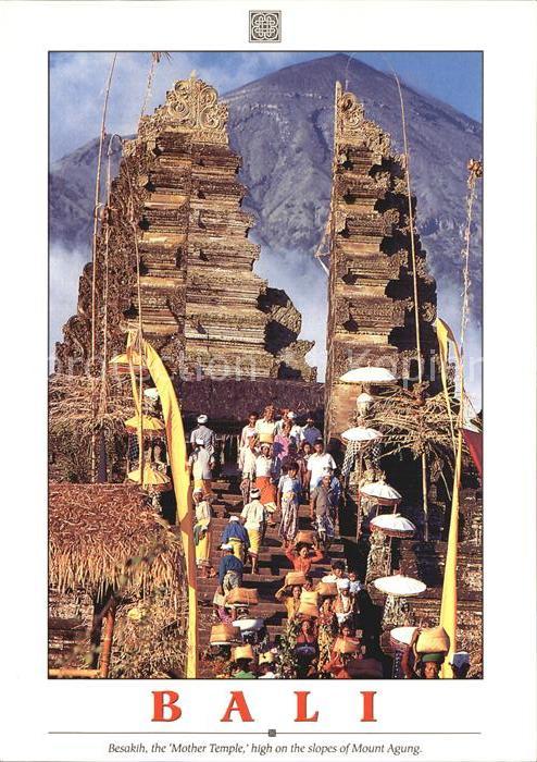 Bali Indonesien Besakih the Mother Temple hig ond the slopes of Mount Agung