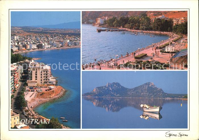 Loutraki Greece Panorama Strand Insel