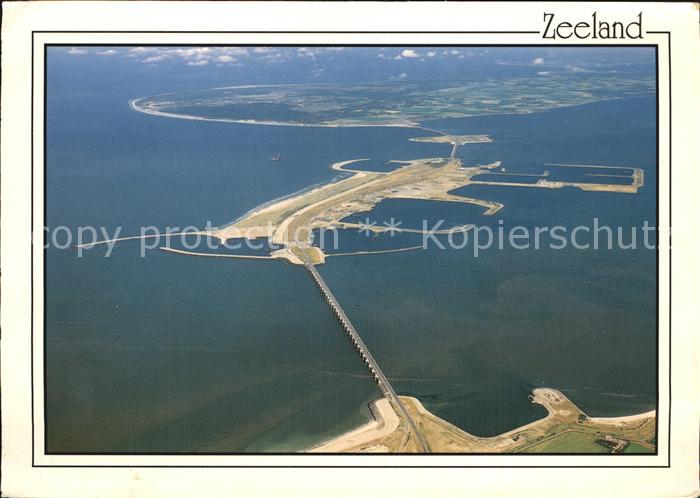 Schouwen Duiveland Stormvloedkering Fliegeraufnahme