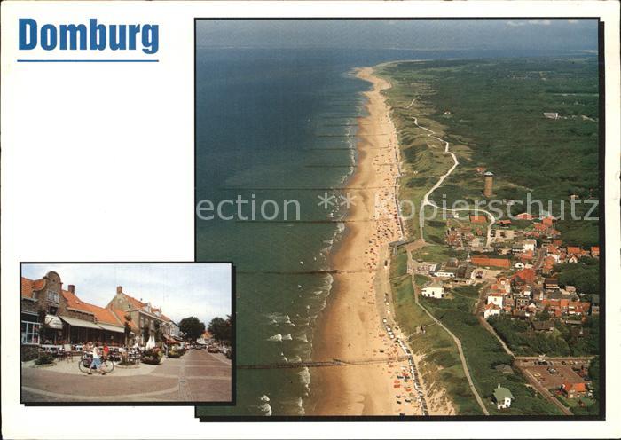 Domburg Fliegeraufnahme Strassenpartie