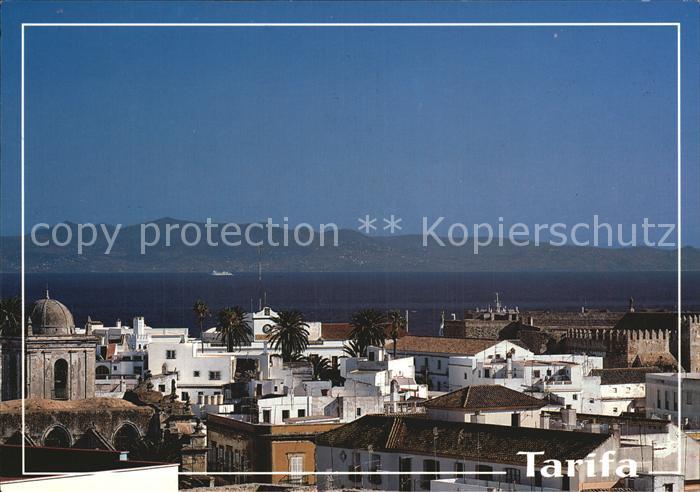 Tarifa Vista parcial al fondo Africa