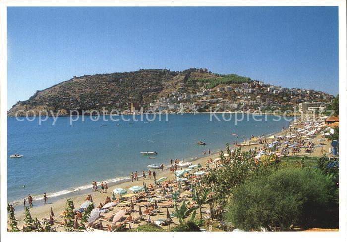 Alanya Dogu plajindan Alanya Kalesine bir bakis