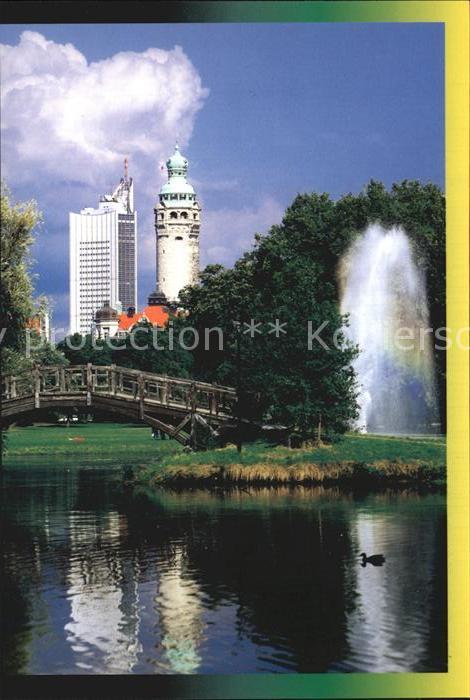 LEIPZIG Sachsen Johannapark Rathaus Unihochhaus