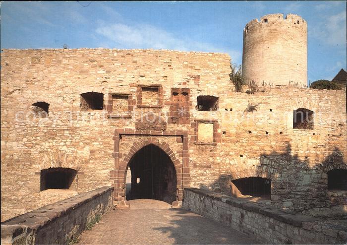 Querfurt Sachsen-Anhalt Burg Westtoranlage