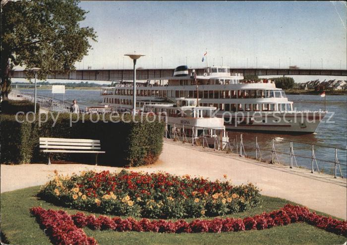 Bonn Rhein Rheinufer Kennedy Bruecke