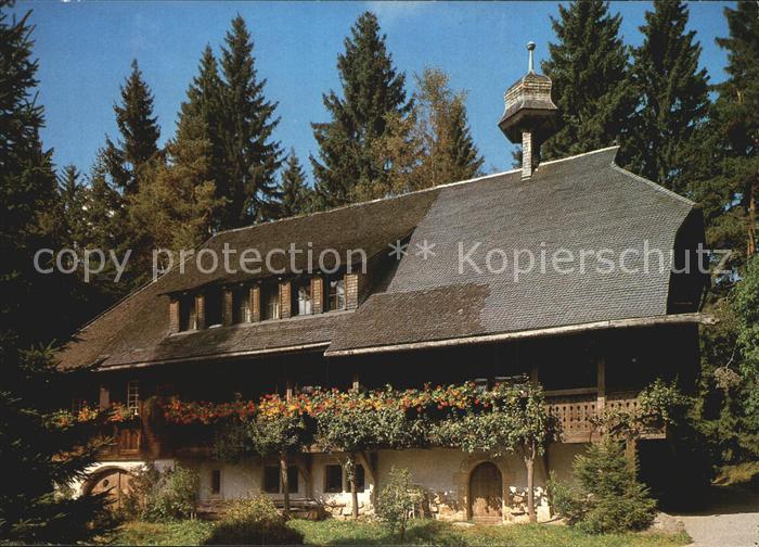 Grafenhausen Schwarzwald Rothaus Schwarzwaelder Heimatmuseum Huesli