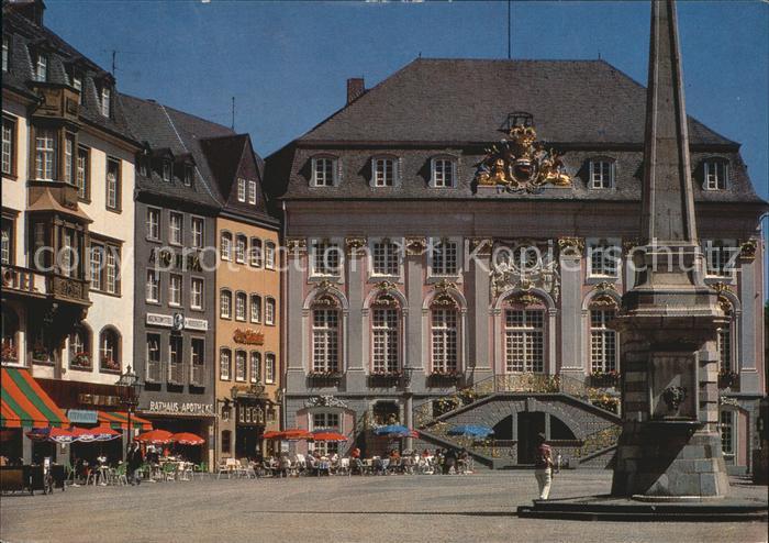 Bonn Rhein Rathaus Obelisk Pestsaeule