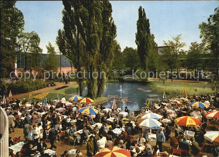 HANNOVER  CITY Messegelaende Gartenrestaurant