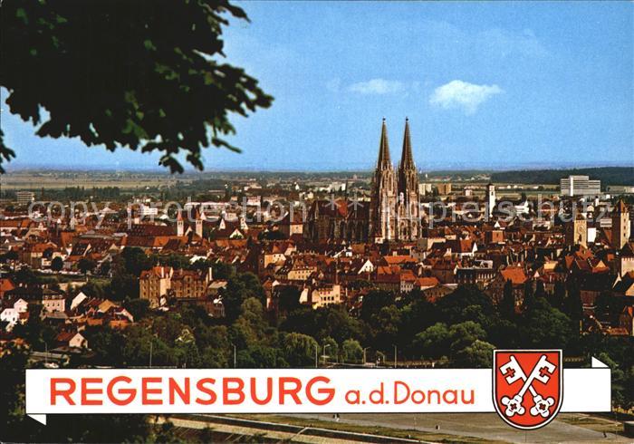 REGENSBURG Bayern Dom Stadtansicht