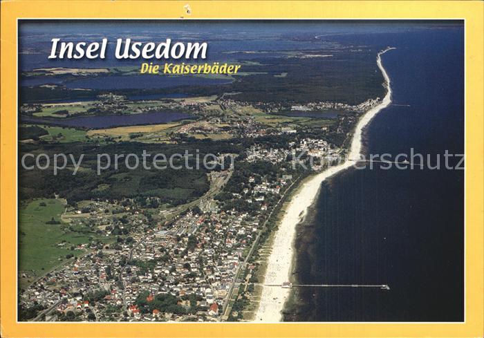 Usedom Mecklenburg-Vorpommern Kaiserbaede Luftbild