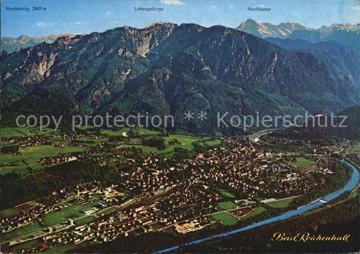 Reichenhall Bad Panorama Hochkoenig Lattengebirge Hochkalter