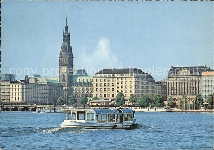 HAMBURG  CITY Binnenalster Rathaus