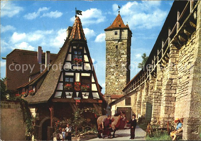 Rothenburg Tauber Gerlachschmiede Wehrgang