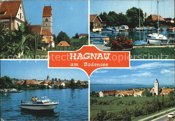 Hagnau Bodensee Weindorf Kurort Hafen Ortsansicht