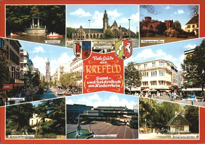 Krefeld Wasserburg Stadtwald Botanischer Garten Zoo Seidenweberhaus