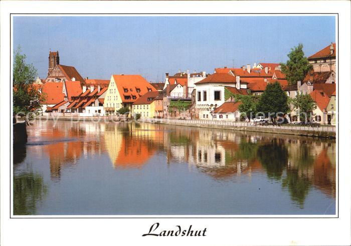 Landshut Isar Ortsansicht
