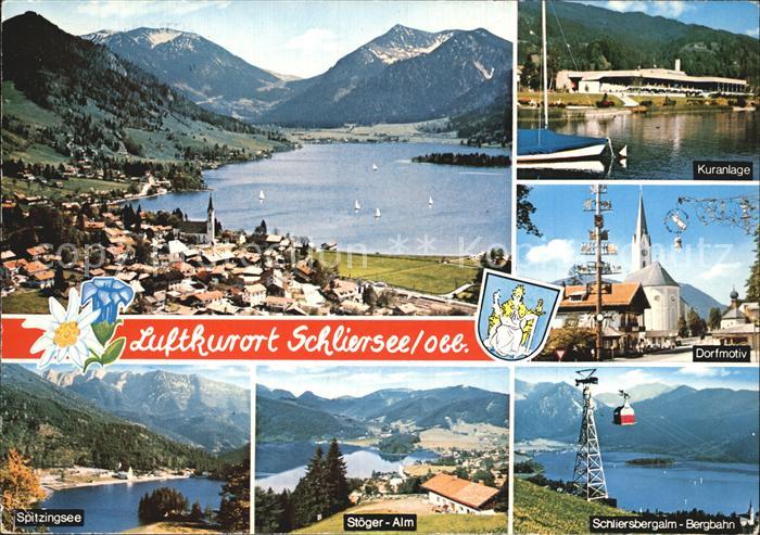Schliersee Kuranlage Spitzingsee Stoegeralm Schliersbergalm Bergbahn