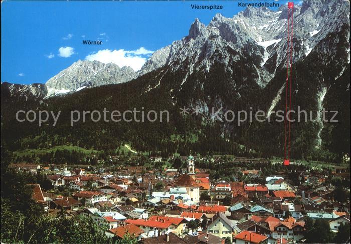 Mittenwald Karwendel Tirol Karwendelgebirge Woerner Viererspitze