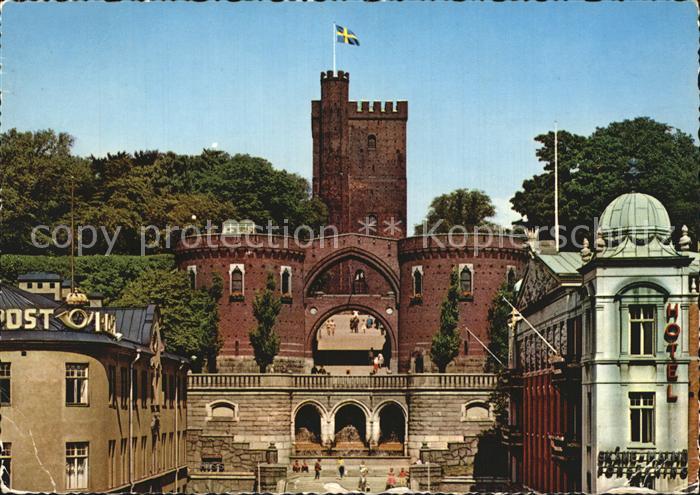Helsingborg Schlossturm Terrasse Koenig Oscar II
