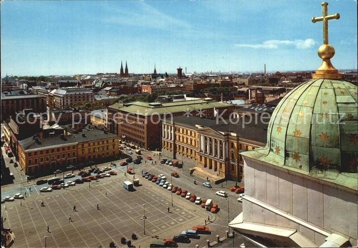 Helsinki Blick vom Dom zur Universitaet
