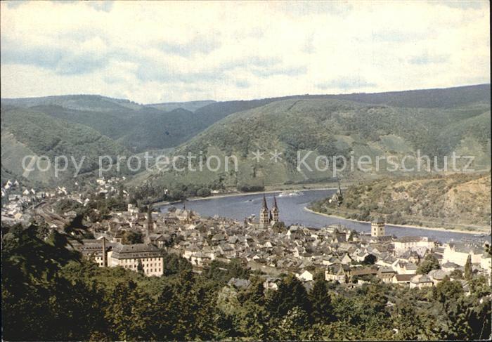 Boppard Rhein Luftbild Panorama