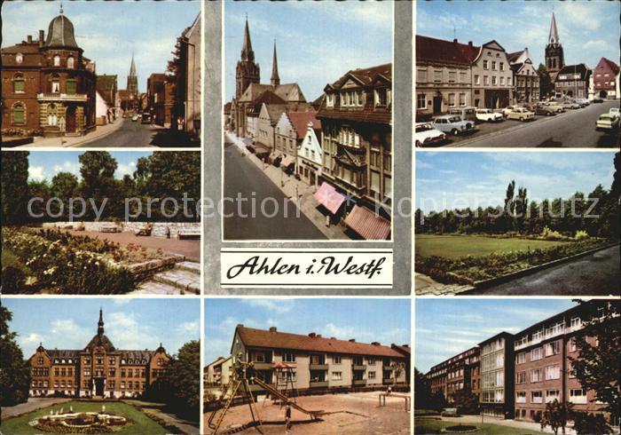 Ahlen Marienkirche Kunstmuseum Westfalenvilla Ortsansichten Amtsgericht