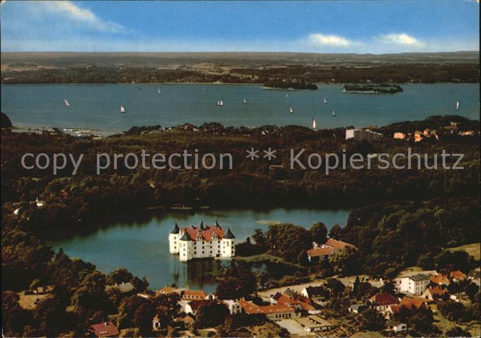 Gluecksburg Ostseebad Schloss Panorama Luftbild