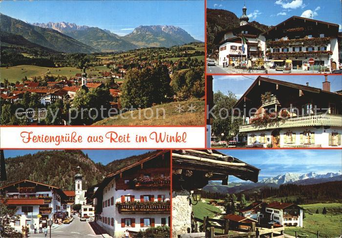 Reit Winkl Panorama Rathaus Bauernhaus Dorfeinfahrt