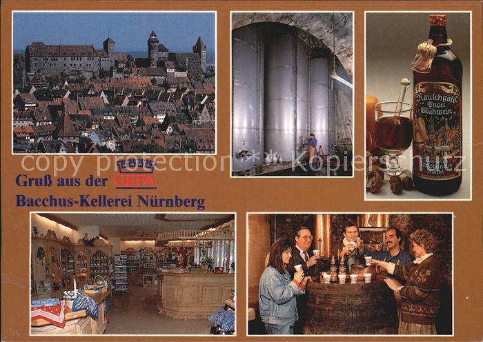 NueRNBERG  CITY Maxfeld Bacchus Kellerei Burg