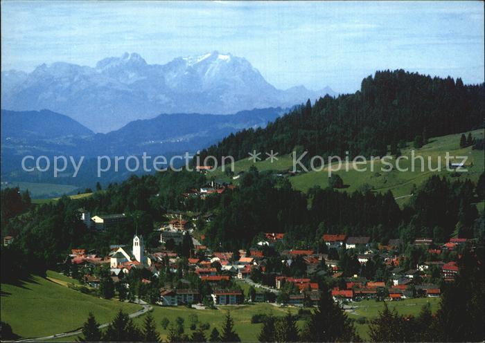 Oberstaufen Oberallgaeu Bayern Luftkurort Altmann Saentis