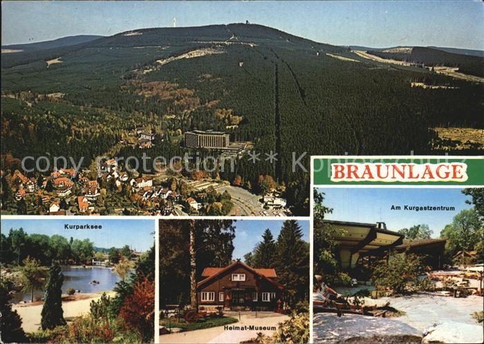 Braunlage Harz Kurparksee Kurgastzentrum Heimatmuseum